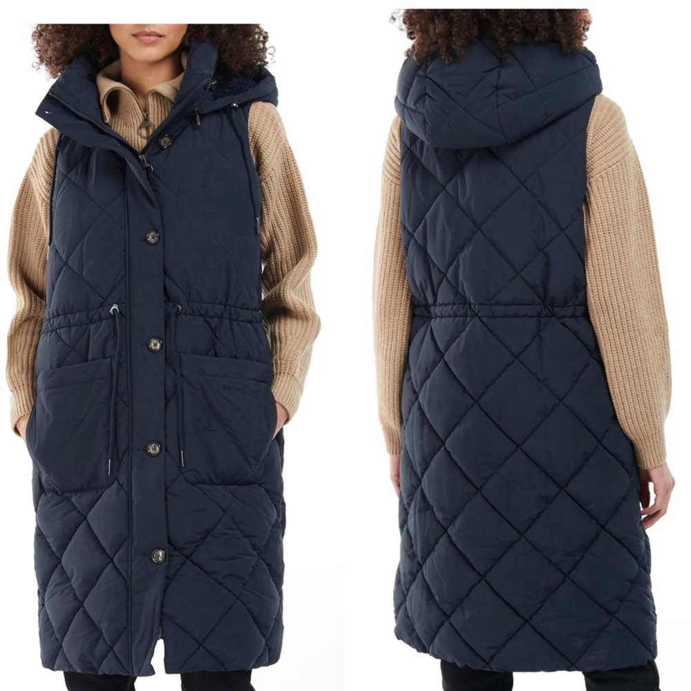 Women’s Barbour Orinsay Gilet Vest Jacket Coat Size 14 US